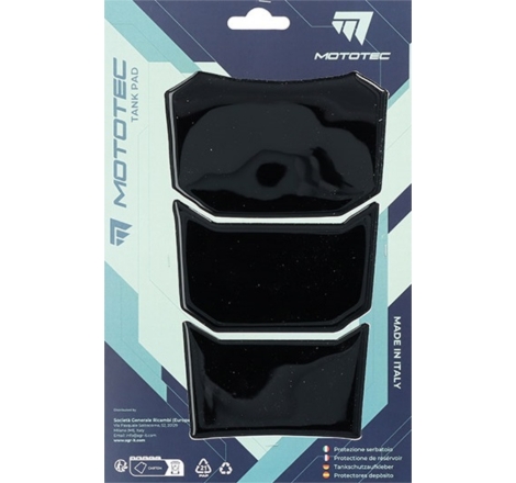 Para Serbatoio Mototec T5 128mm x 210mm Nero