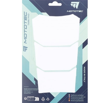 Para Serbatoio Mototec T5 128mm x 210mm Trasparente