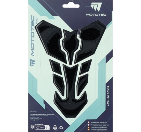 Para Serbatoio Mototec T7 150mm x 240mm Nero