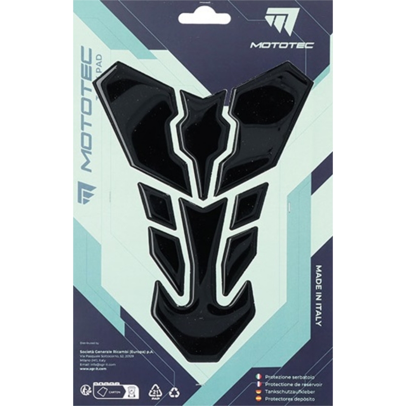 Para Serbatoio Mototec T7 150mm x 240mm Nero