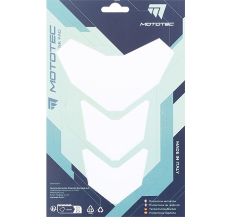 Para Serbatoio Mototec T8 150mm x 210mm Trasparente