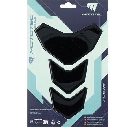 Para Serbatoio Mototec T8 150mm x 210mm Nero