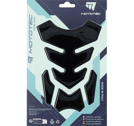 Para Serbatoio Mototec T10 142mm x 200mm Nero