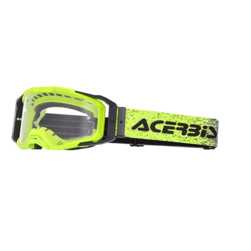 Maschera Acerbis Cross Vitrion Giallo