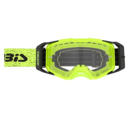 Maschera Acerbis Cross Vitrion Giallo