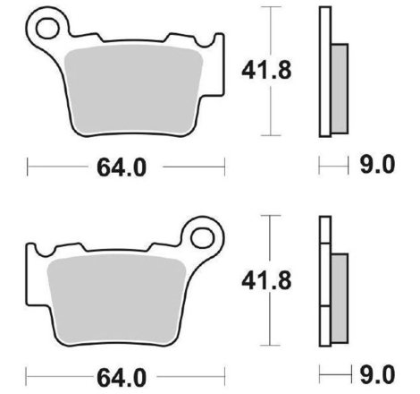 Pastiglie Freno SBS 791 RSI Sinterizzate Anteriori