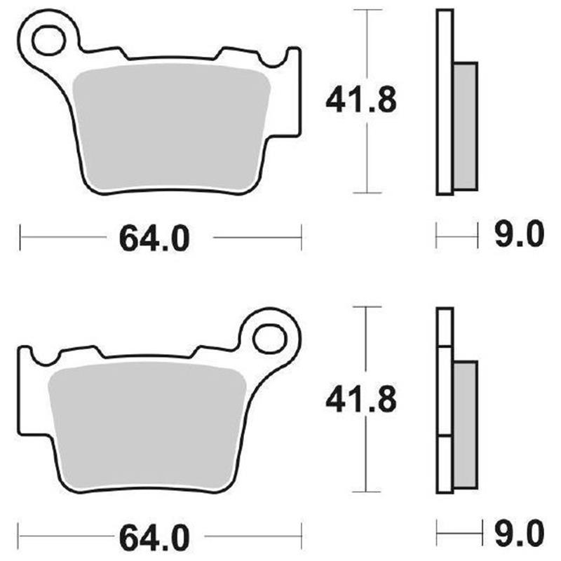Pastiglie Freno SBS 791 RSI Sinterizzate Anteriori