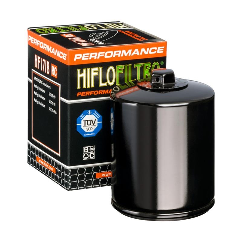 Filtro Olio Hiflo HF171BRC Racing Nero per Buell / Harley Davidson