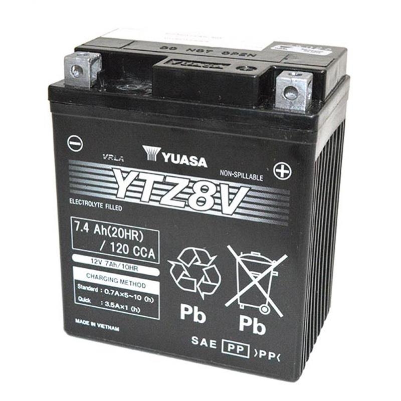 Batteria Yuasa YTZ8V (SIGILLATA ATTIVATA) 12V/7AH