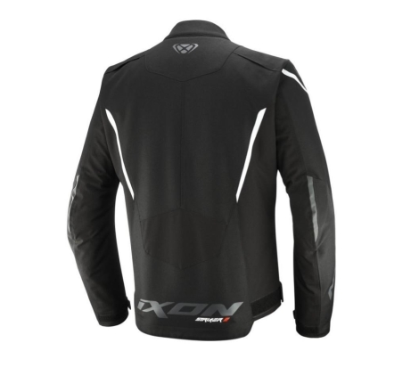 Giubbino moto Ixon Striker Nero Bianco