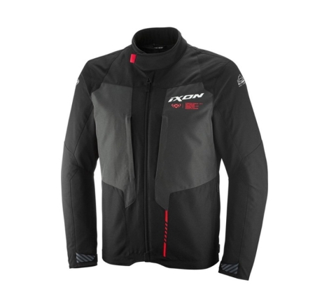 Giacca moto Ixon Tyr Nero Antracite Rosso Vivo