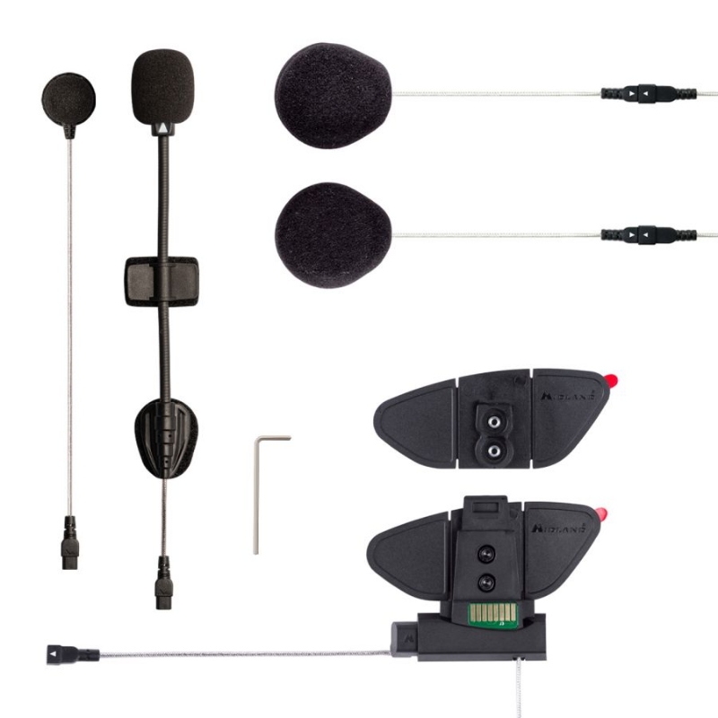 Kit Altoparlanti Completi Midland C1252.03 per Bt Pro - Bt Pro S - Bt Mesh