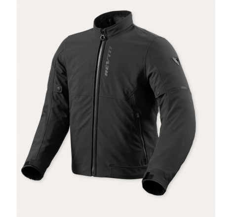Giubbino moto in tessuto Rev'it Shade H2O Nero
