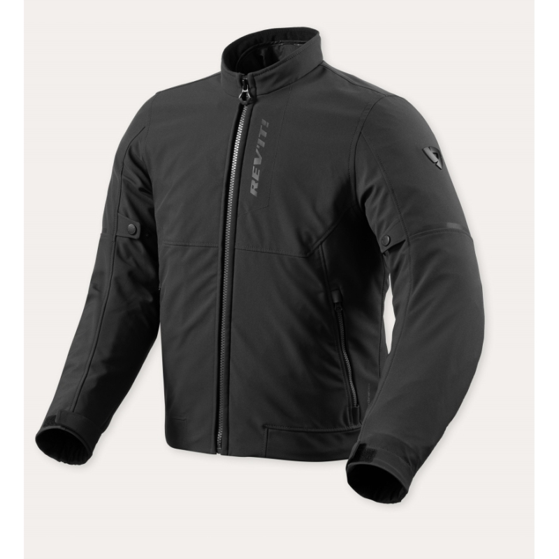 Giubbino moto in tessuto Rev'it Shade H2O Nero