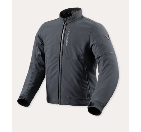 Giubbino moto in tessuto Rev'it Shade H2O Blu Scuro