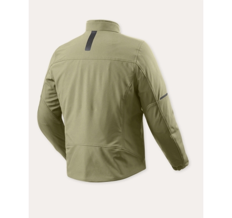 Giubbino moto in tessuto Rev'it Shade H2O Verde