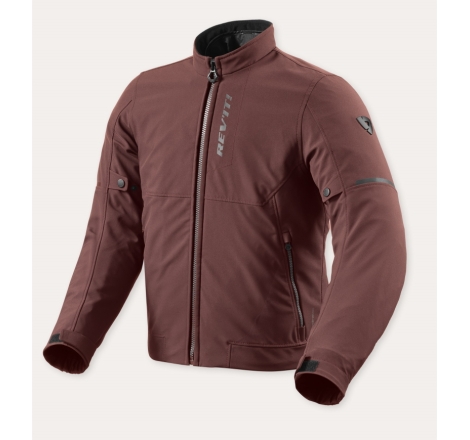 Giubbino moto in tessuto Rev'it Shade H2O Melanzana