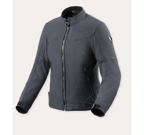 Giubbino moto in tessuto Rev'it Shade H2O Donna Blu Scuro