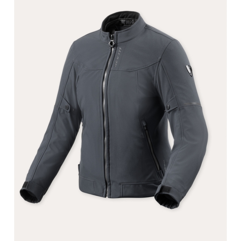Giubbino moto in tessuto Rev'it Shade H2O Donna Blu Scuro