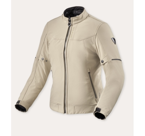 Giubbino moto in tessuto Rev'it Shade H2O Donna Sabbia