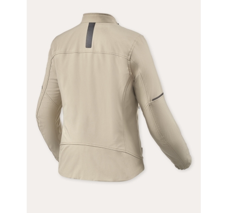 Giubbino moto in tessuto Rev'it Shade H2O Donna Sabbia