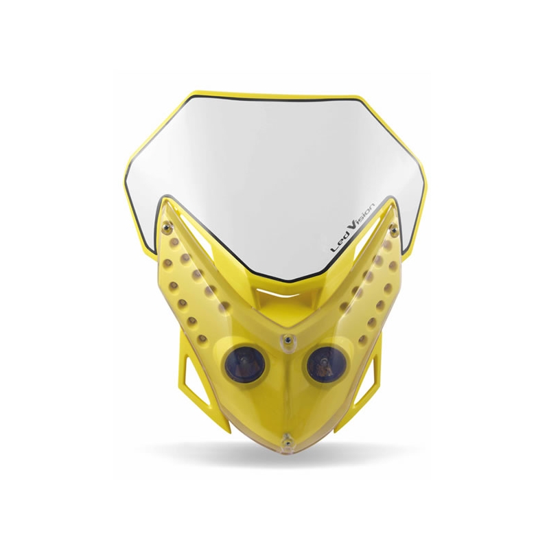 Mascherina Acerbis Led Vision Giallo
