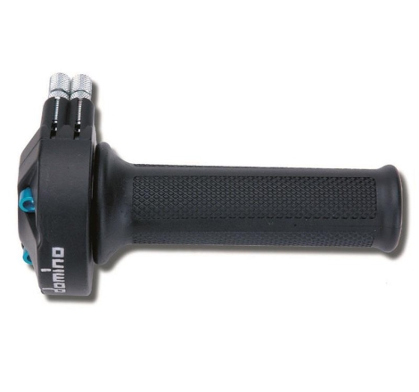 Comando Gas Domino 1335.03 per Bicilindrici con Manopole Colore Nero