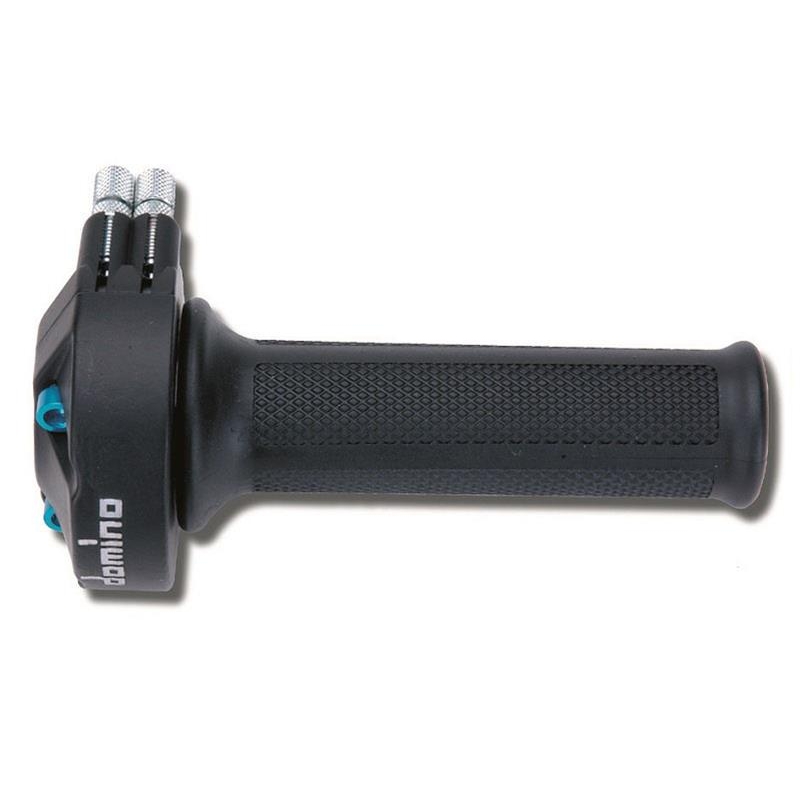 Comando Gas Domino 1335.03 per Bicilindrici con Manopole Colore Nero