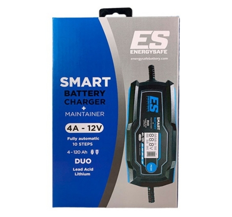 Caricabatterie e Mantenitore Energysafe 12V Smart Duo 4A