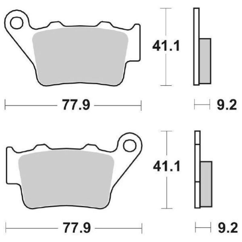 Pastiglie Freno SBS 675 RSI Sinterizzate Anteriore - Posteriore