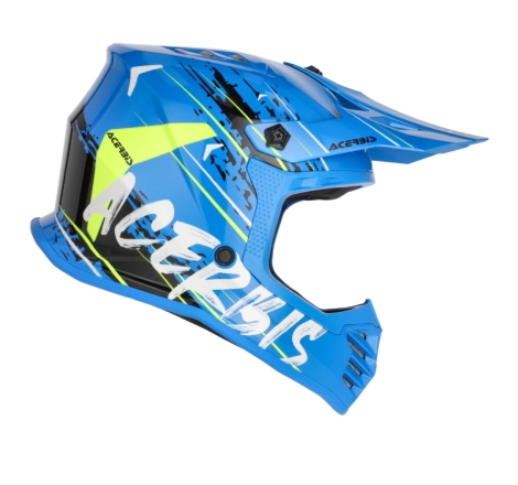 Casco Cross Acerbis PROFILE JUNIOR Blu Bianco