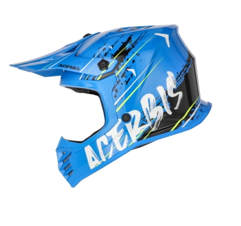 Casco Cross Acerbis PROFILE JUNIOR Blu Bianco