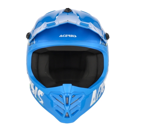 Casco Cross Acerbis PROFILE JUNIOR Blu Bianco