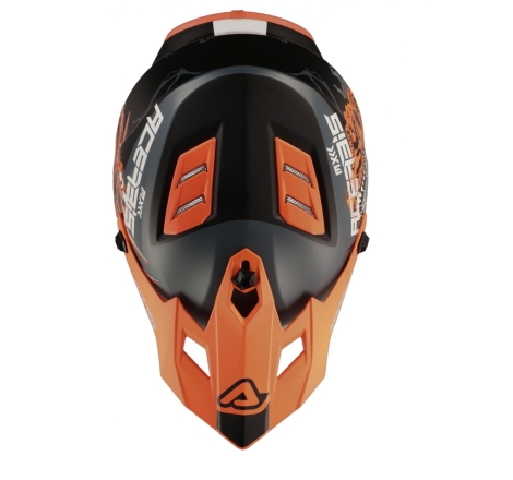 Casco Cross Acerbis PROFILE JUNIOR Nero Arancio fluo
