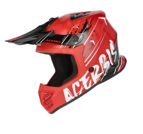 Casco Cross Acerbis PROFILE JUNIOR Rosso Nero