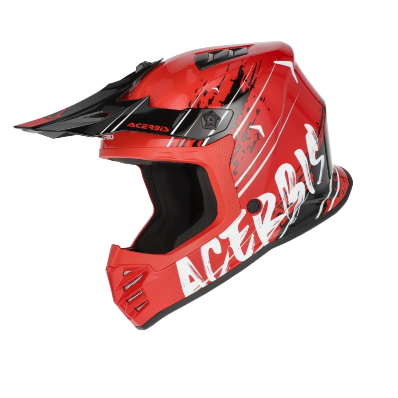 Casco Cross Acerbis PROFILE JUNIOR Rosso Nero