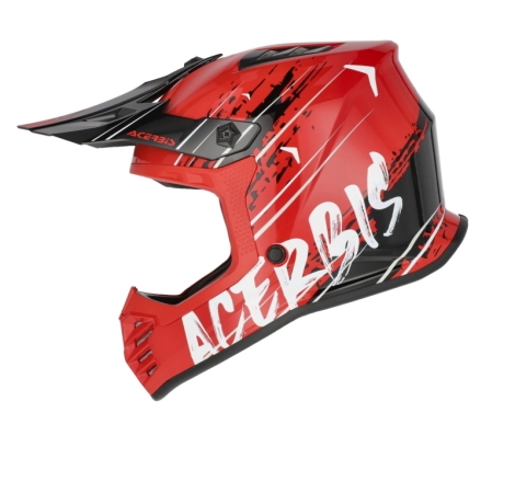 Casco Cross Acerbis PROFILE JUNIOR Rosso Nero