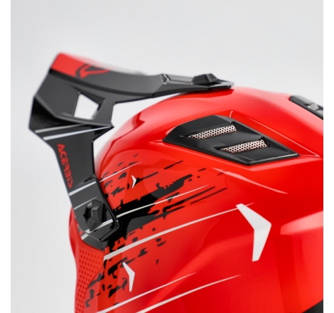 Casco Cross Acerbis PROFILE JUNIOR Rosso Nero