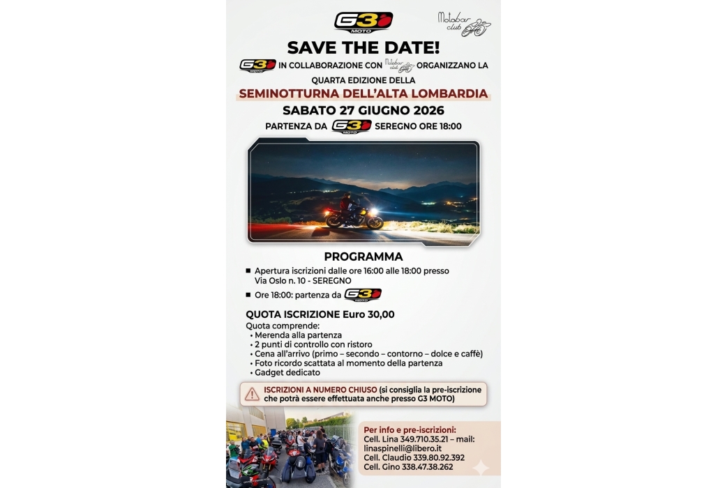 Torna la Seminotturna dell'Alta Lombardia